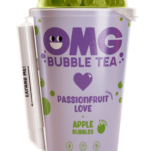 OMG Bubble tea Pasijonka/boba Zeleno jabolko
