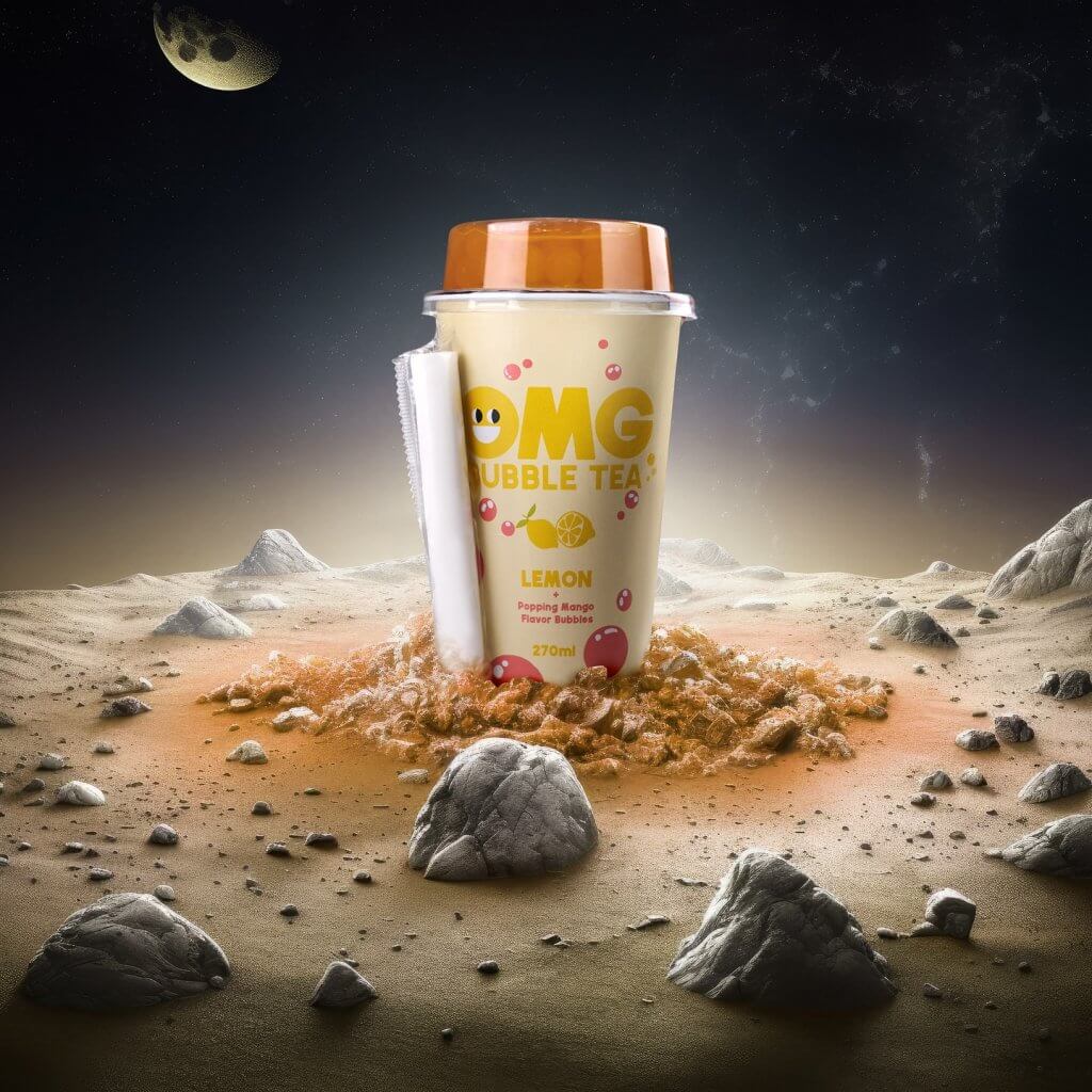 OMG Bubble tea Limona / boba Mango