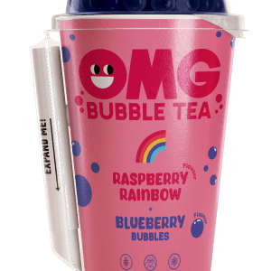 OMG Bubble tea Malina / boba Borovnica