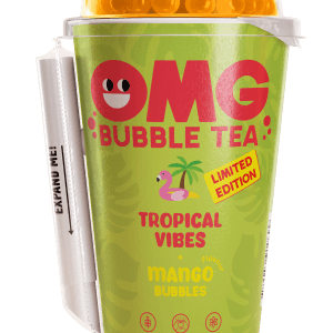 OMG Bubble tea Tropical Vibes / boba Mango